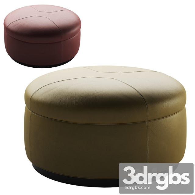 Pouf tuffet by minotti 2 3dsmax Download - thumbnail 1