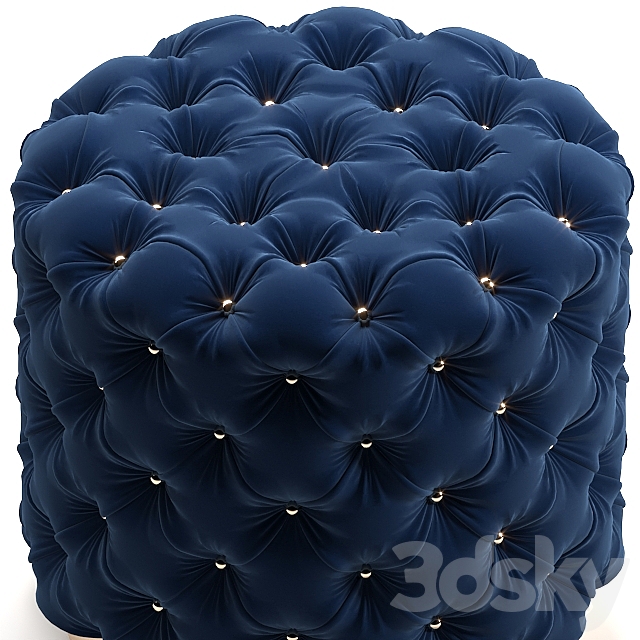 pouf_001 3DS Max Model - thumbnail 2