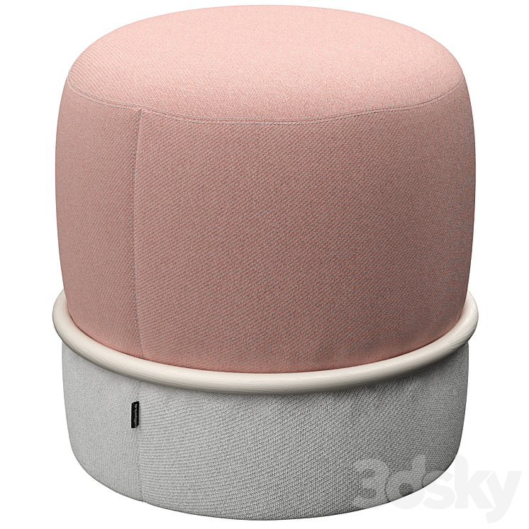 Pouffe Anell 3DS Max Model - thumbnail 2