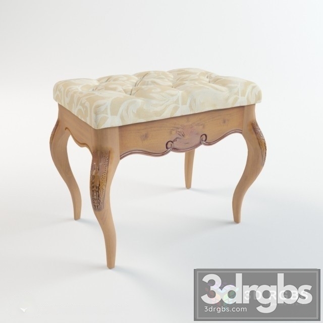 Pouffe Antoinette 3dsmax Download - thumbnail 1