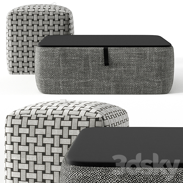 Pouffe Bonaldo Kubik 3DSMax File - thumbnail 1