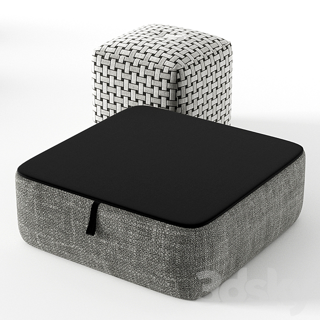 Pouffe Bonaldo Kubik 3DSMax File - thumbnail 2