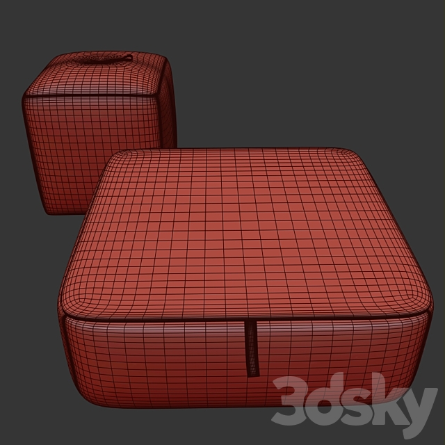 Pouffe Bonaldo Kubik 3DSMax File - thumbnail 3