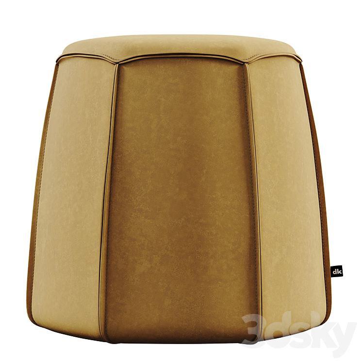 Pouffe Domkapa Angles 3DS Max Model - thumbnail 1