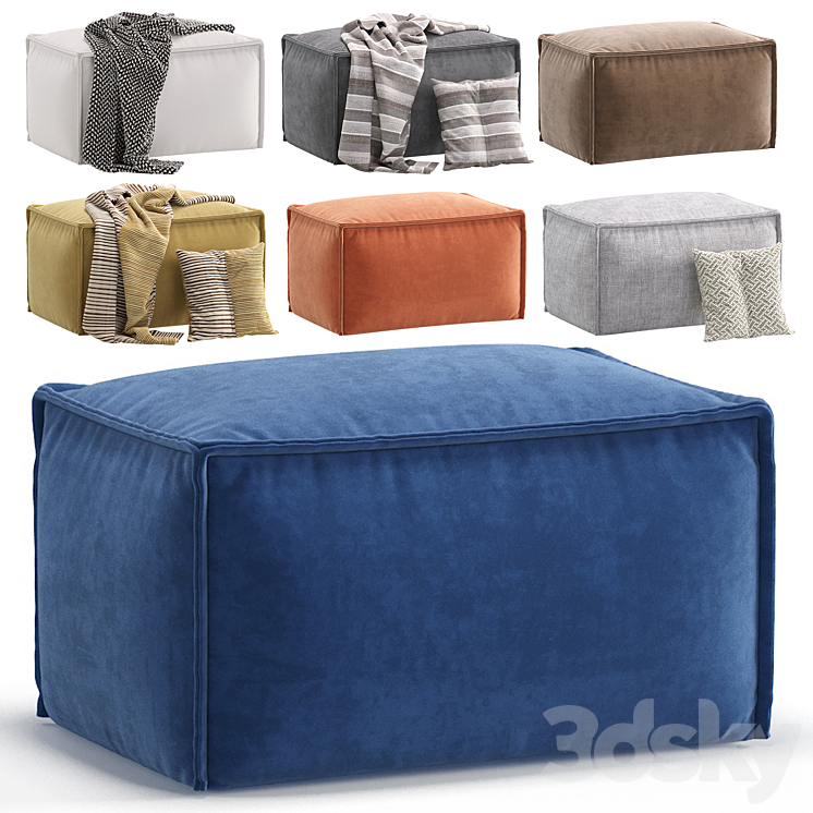 Pouffe Ebi divan.ru 7 Colors Version\/Пуф Эби диван.ру 3DS Max Model - thumbnail 1