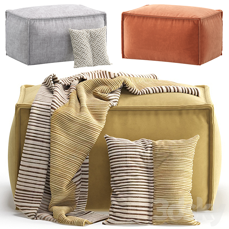 Pouffe Ebi divan.ru 7 Colors Version\/Пуф Эби диван.ру 3DS Max Model - thumbnail 2