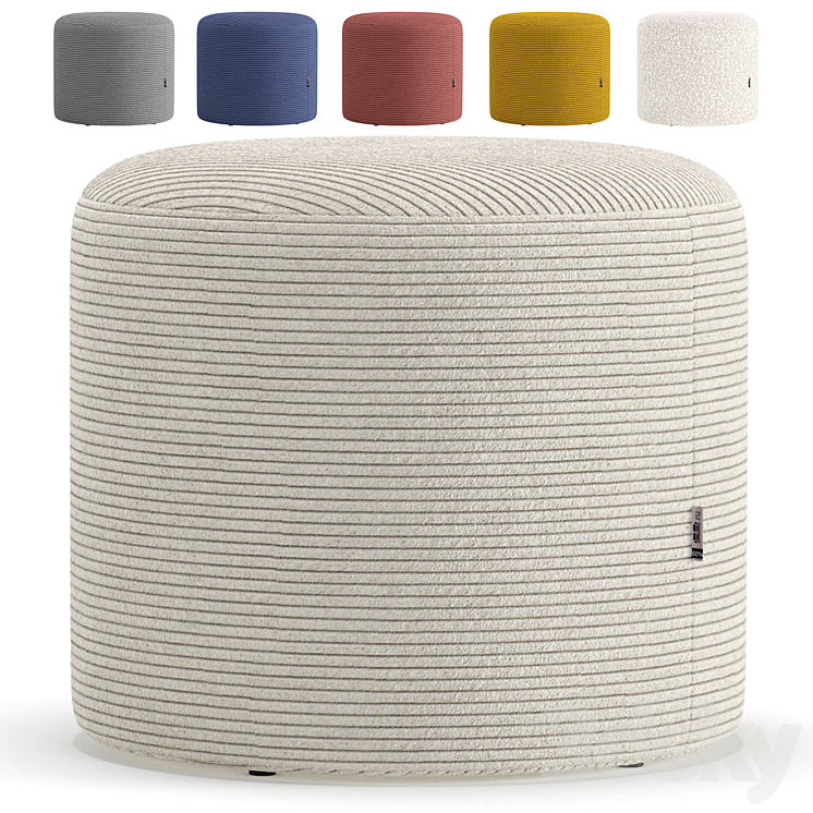 Pouffe Kofi-2 6 Colors Version divan.ru\/пуф кофи-2 диван.ру 3DS Max Model - thumbnail 1