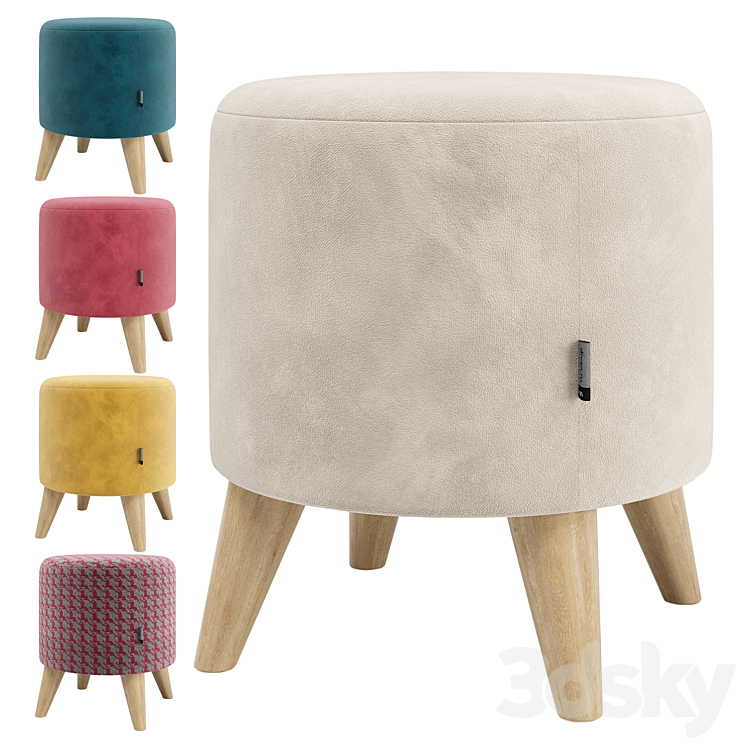 Pouffe Plidi Divan.ru 3DS Max Model - thumbnail 1