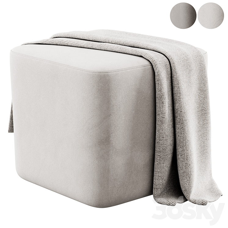 Pouffe Puzzle by Luxy 3DS Max Model - thumbnail 1