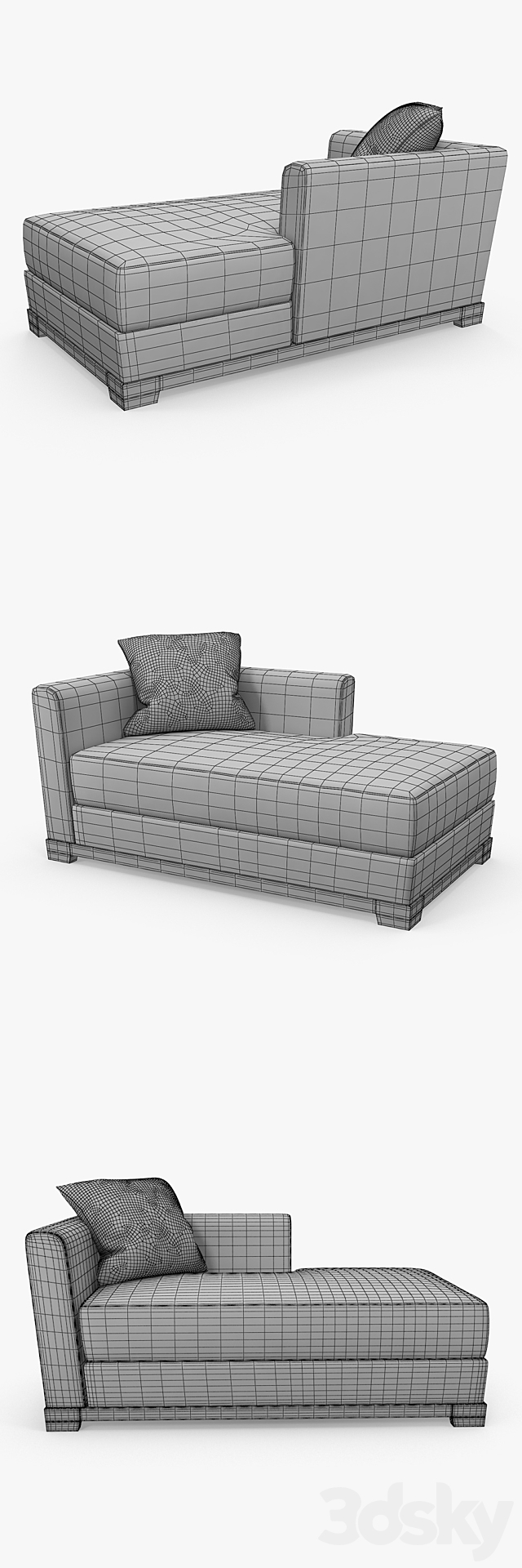 Promemoria – Wanda chaise lounge 3ds Max - thumbnail 3