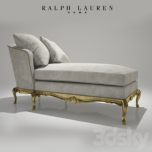 Ralph Lauren Cannes Chaise 3ds Max - thumbnail 1