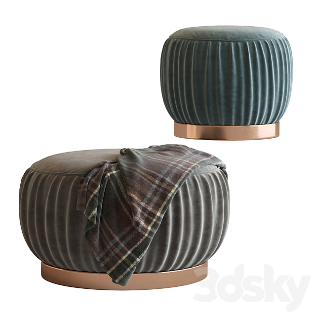 René Pouf 3DS Max Model - thumbnail 2