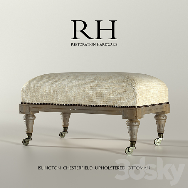 RH OTTOMAN 3DSMax File - thumbnail 1