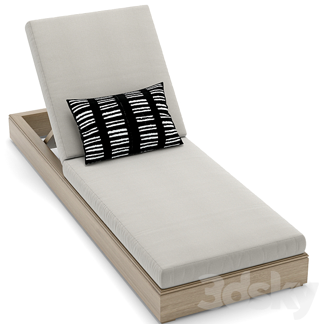 RH Outdoor Costa chaise 3DSMax File - thumbnail 2