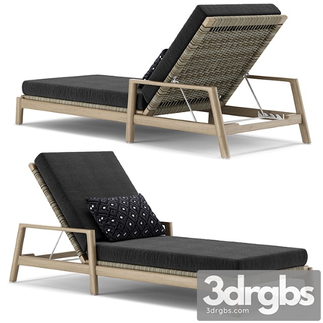 Rh outdoor mesa chaise 2 3dsmax Download - thumbnail 1