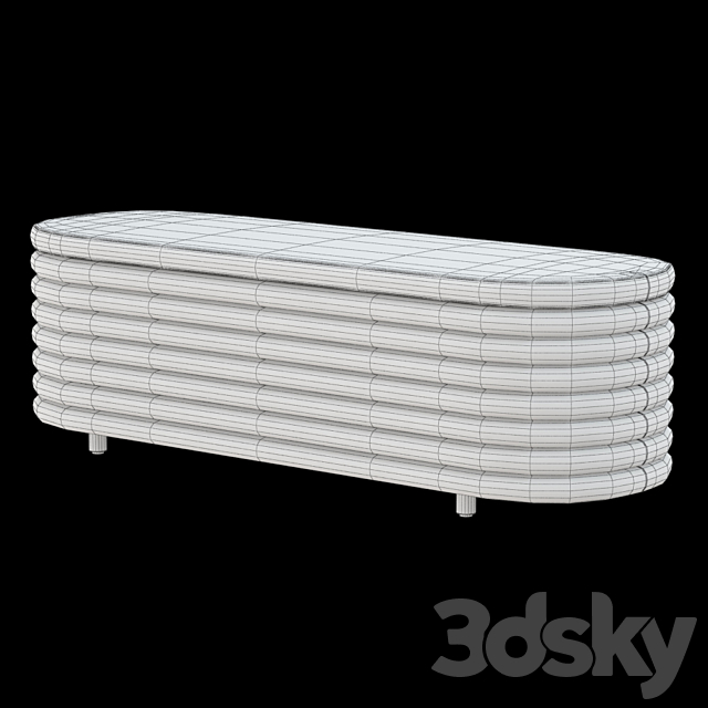 RIALTO STORAGE BENCH 3DSMax File - thumbnail 5