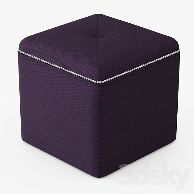 Ritz Cube Ottoman 3DSMax File - thumbnail 1