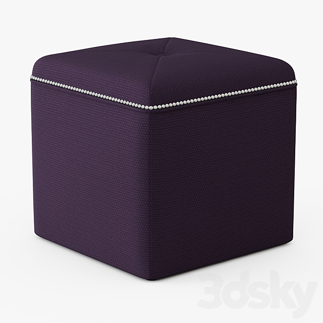 Ritz Cube Ottoman 3DSMax File - thumbnail 2