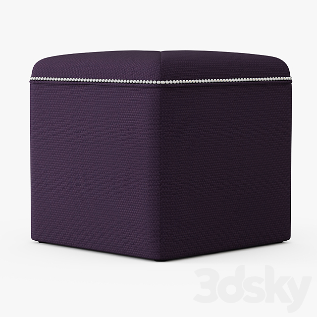 Ritz Cube Ottoman 3DSMax File - thumbnail 3