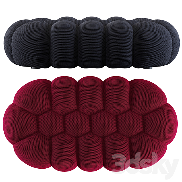 Roche Bobois Bubble Ottomans 3DSMax File - thumbnail 3