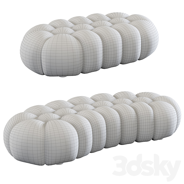 Roche Bobois Bubble Ottomans 3DSMax File - thumbnail 4