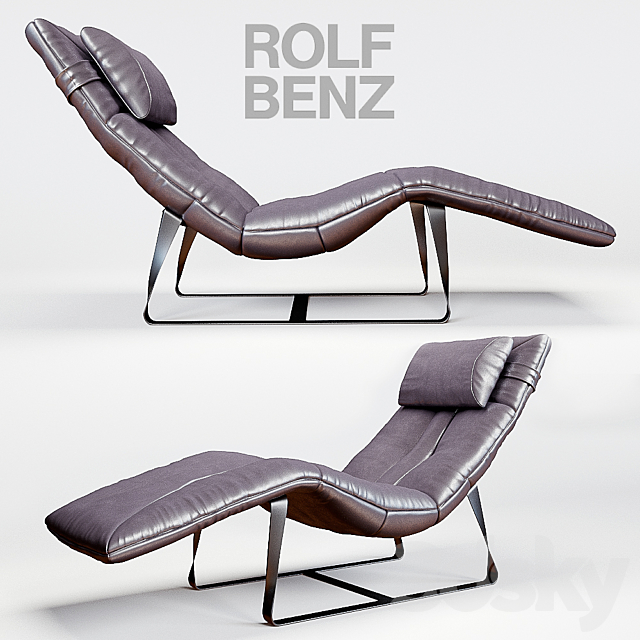 ROLF BENZ LC 360 Chaise Longue 3ds Max - thumbnail 1