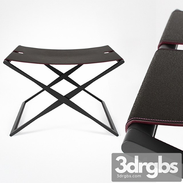 Rover Folding Stool 3dsmax Download - thumbnail 1