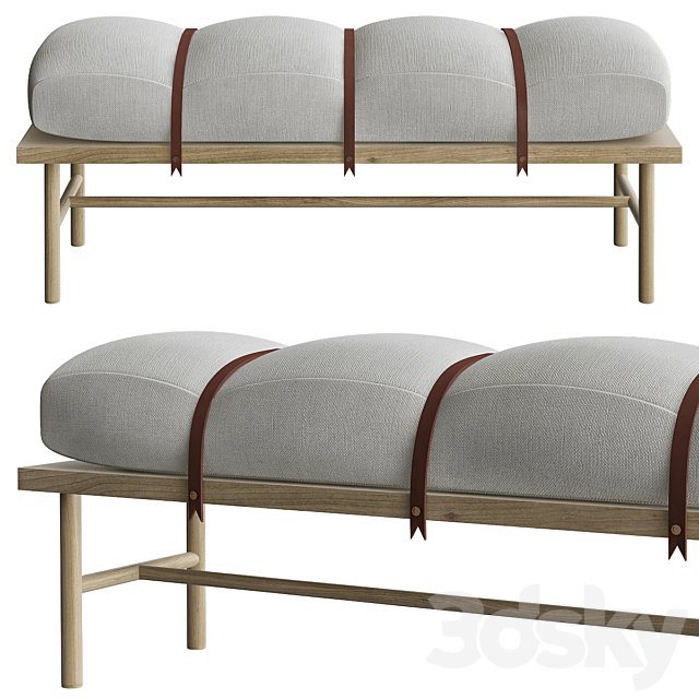 SAFARI BENCH 3DSMax File - thumbnail 1