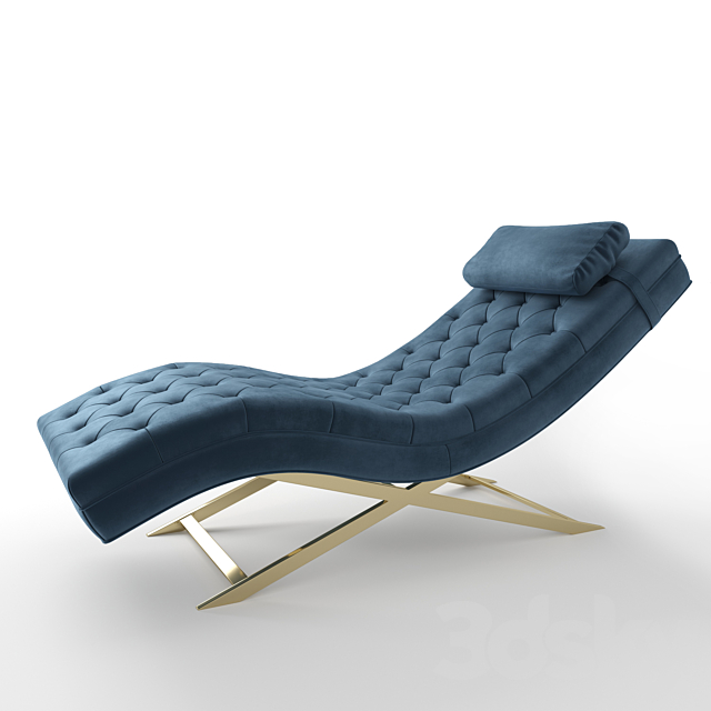 Safavieh MONROE CHAISE 3DSMax File - thumbnail 2