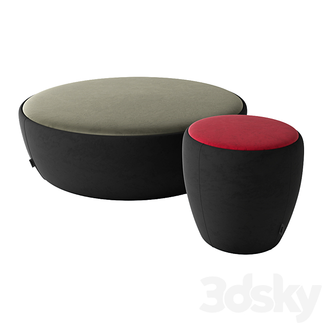 Sancal Chat pouf 3DSMax File - thumbnail 1