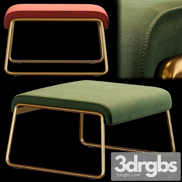 Scab design lisa lounge pouf 2 3dsmax Download - thumbnail 1