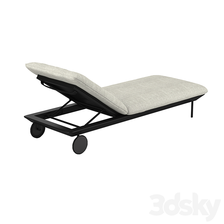 Senja lounger 3DS Max Model - thumbnail 2