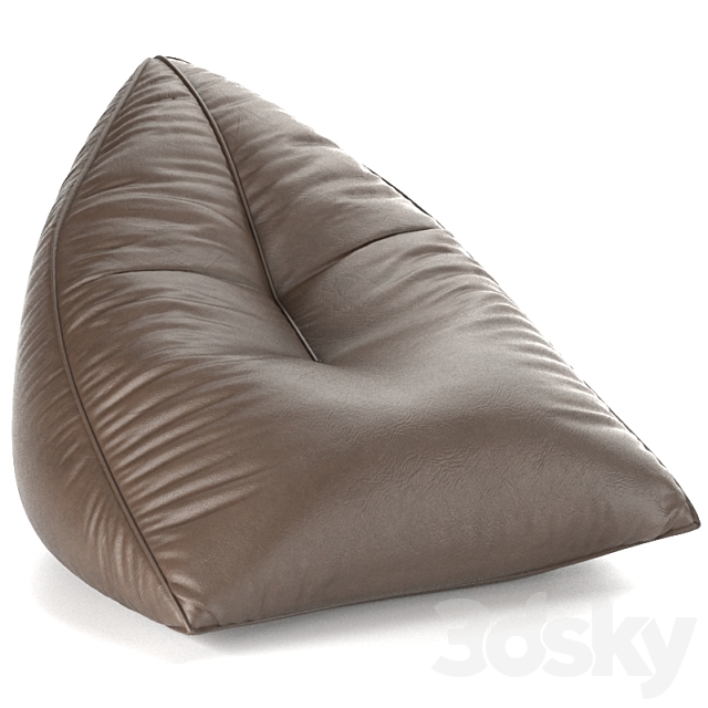 Set of poufs SAIL POUF TAUPE 3DSMax File - thumbnail 3