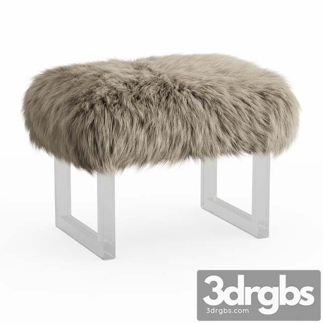 Sheepskin Bench Fur 3dsmax Download - thumbnail 1