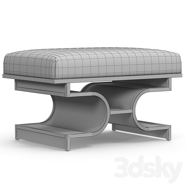 Sherrill Canet – Carlton bench 3ds Max - thumbnail 2