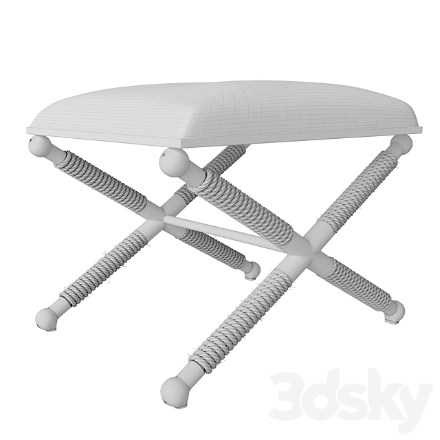 Small Bench _Uttermost 3DSMax File - thumbnail 3