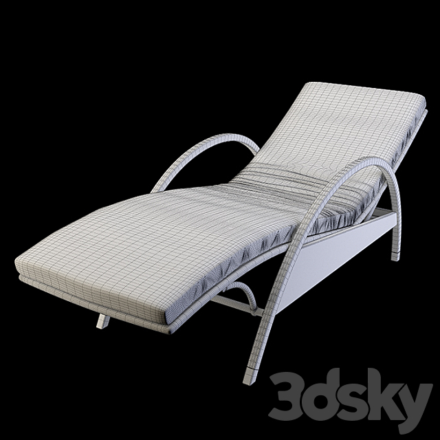 Smania Butterfly Lounge Chair 3ds Max - thumbnail 2