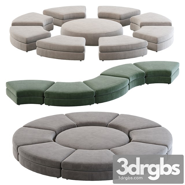 Sofa italia loman 2 3dsmax Download - thumbnail 1