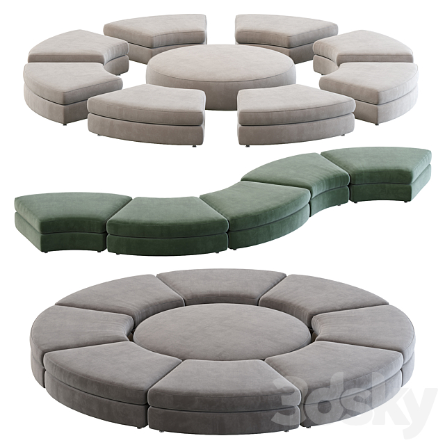 Sofa italia loman 3DSMax File - thumbnail 1