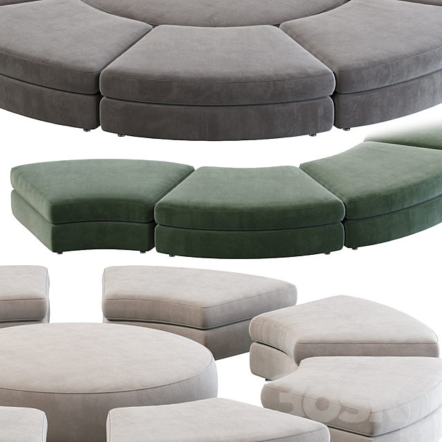 Sofa italia loman 3DSMax File - thumbnail 4