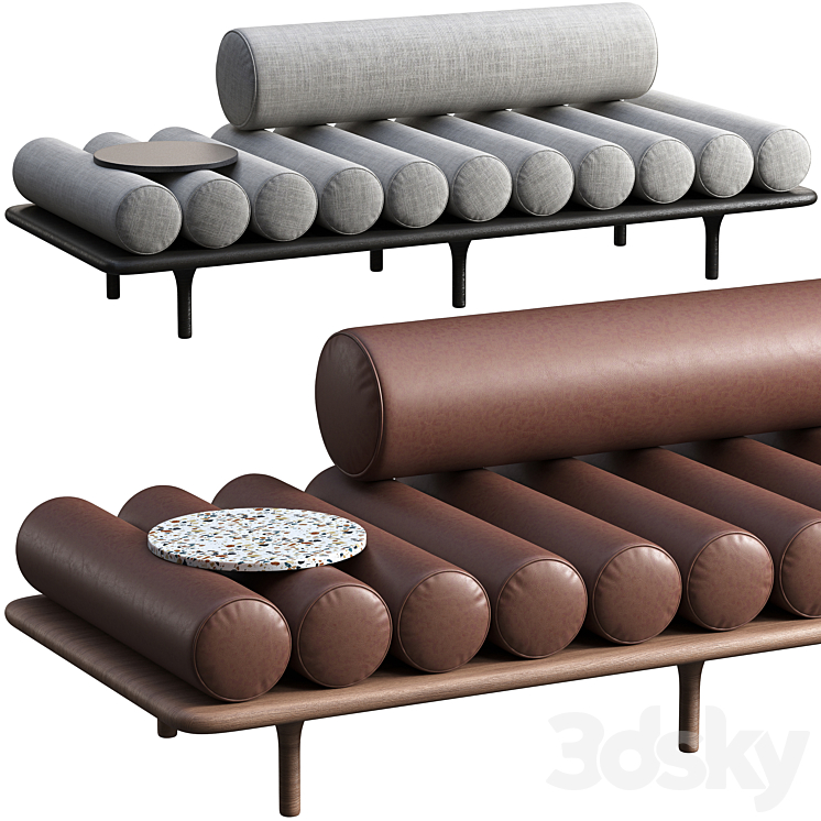 Sofa Tacchini Five to Nine 3DS Max Model - thumbnail 2