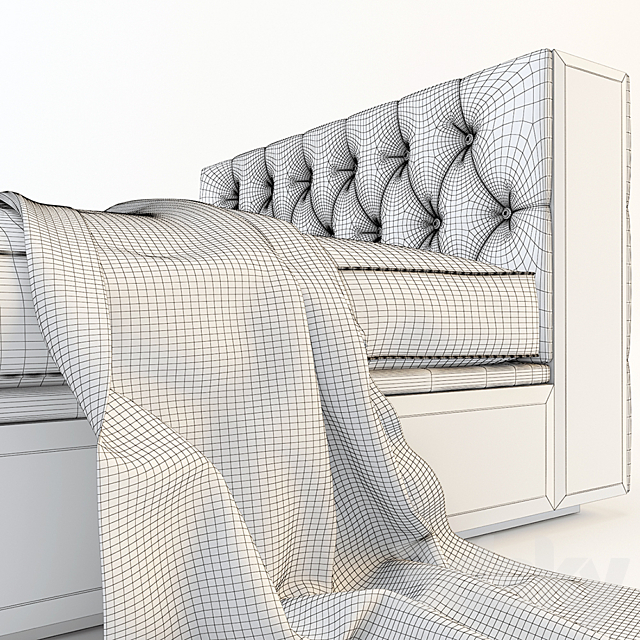 Sofa without back Tinne P Sasso da parete 3DSMax File - thumbnail 2