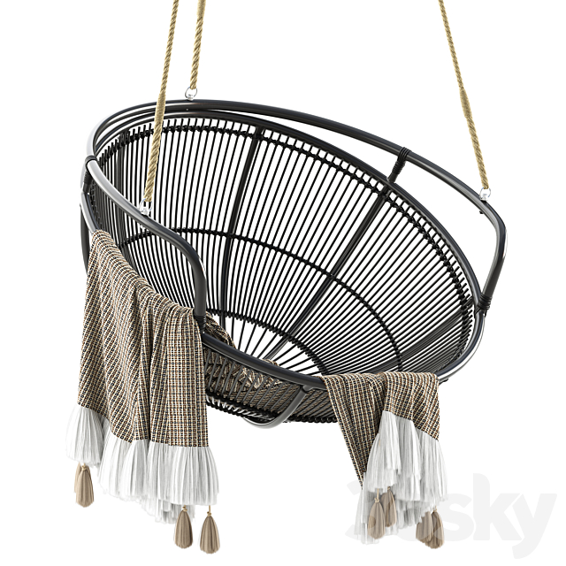 Solar Hanging Chair 3ds Max - thumbnail 1