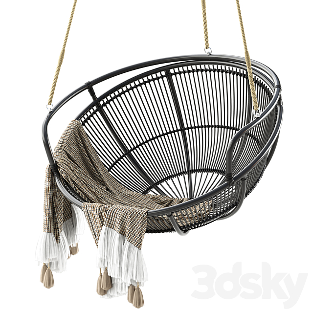 Solar Hanging Chair 3ds Max - thumbnail 2