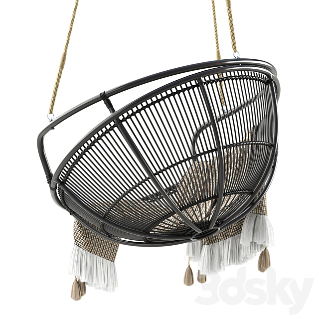 Solar Hanging Chair 3ds Max - thumbnail 3