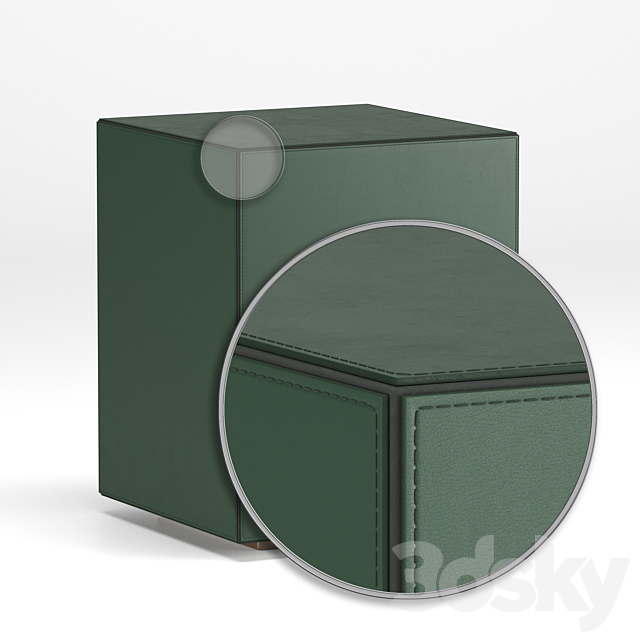 Solid Saddle-Hide. Minotti Italia 3DSMax File - thumbnail 3