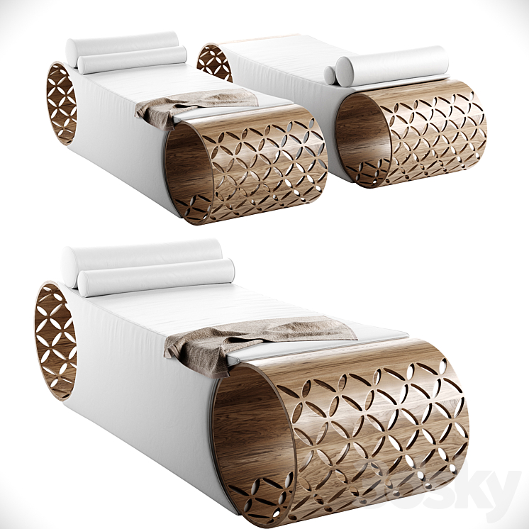 Spa Bed Starlit By Starpool 3DS Max Model - thumbnail 1