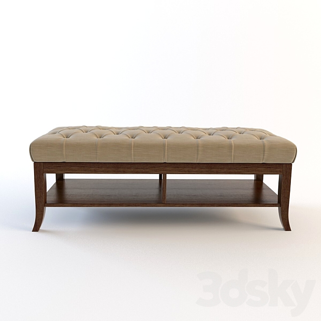 Stanley furniture _ Hudson street bed end bench 3DSMax File - thumbnail 1