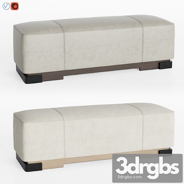 Star Ottoman Kara Mann Bakerfurniture 3dsmax Download - thumbnail 1