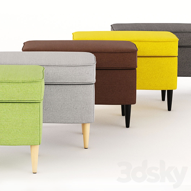 STRANDMON Footstool 3DSMax File - thumbnail 2